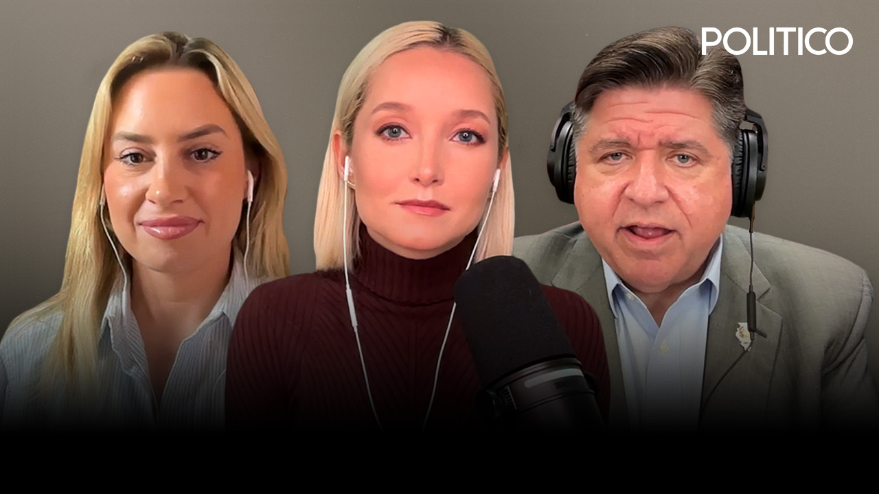 Illinois Gov. JB Pritzker and Jacqui Heinrich | The Conversation